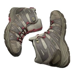 Merrell Womens Lace Up Hiking Boots Tall Shoes